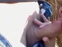 Enjoying the outdoors during the time that fucking and engulfing in this public amateur video. You can see that the smell of freshly cut grass makes this slut sexually excited as that babe sucks his cock hardcore and receives screwed in the open field.